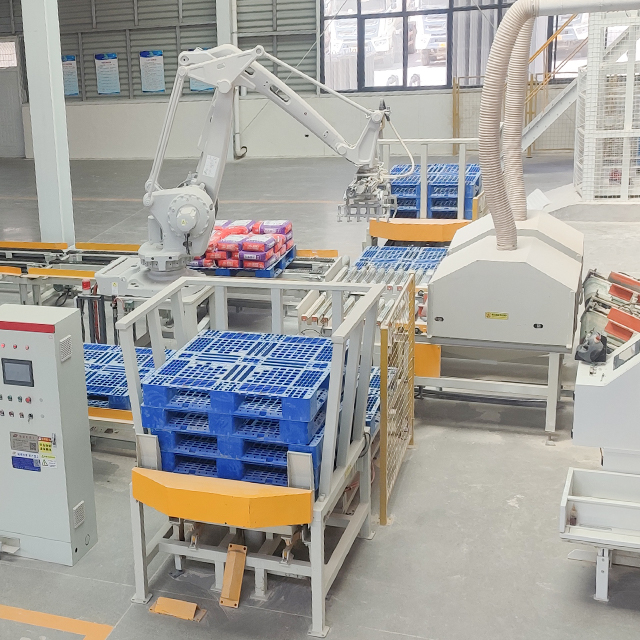 Automatic Concrete Mortar Robot Arm Palletizer 